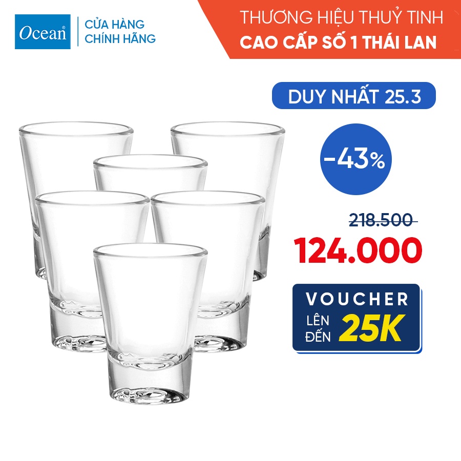 Bộ 6 ly rượu Solo shot 60ml