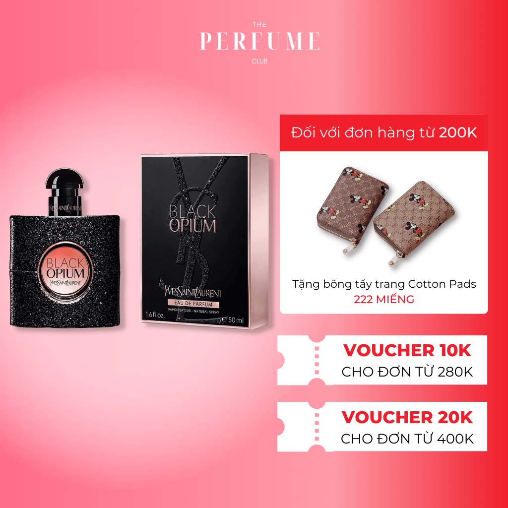 Nước Hoa Nữ Black Opium YSL EDP 90ml - Hương Thơm Quyến Rũ, Năng động và Đầy Cuốn Hút