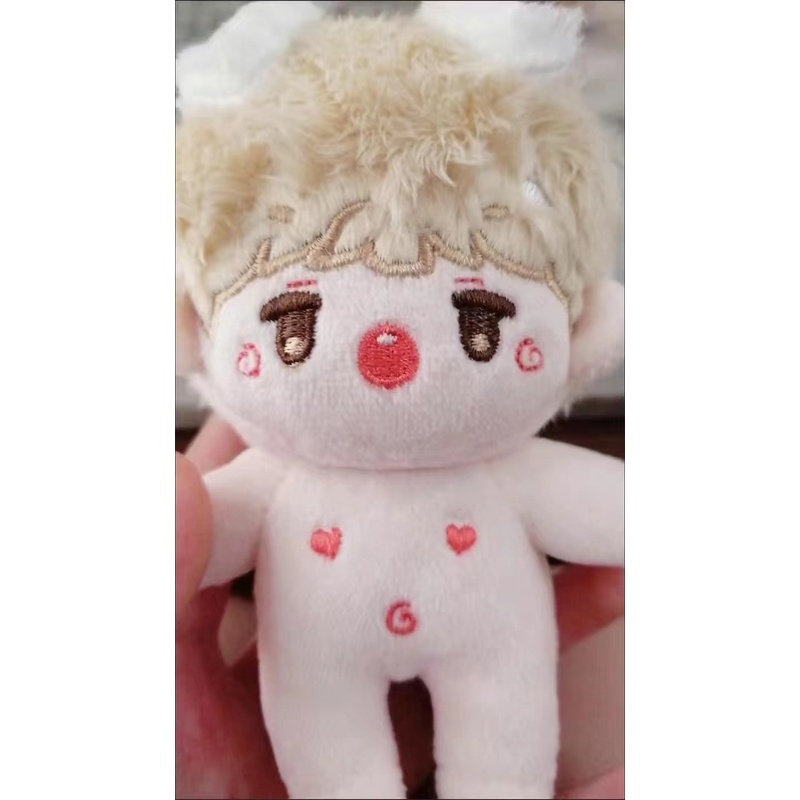 Búp Bê Nhồi Bông Cotton 10cm Đáng Yêu