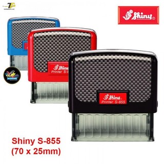 Khắc con dấu 5 dòng 25 x 70mm Shiny S-855