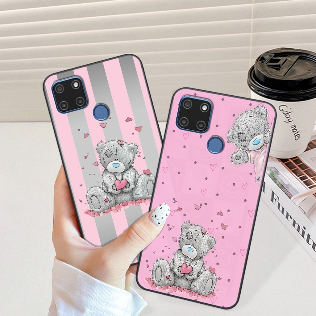 Ốp Realme C12 / C15 in hình gấu cute dễ thương siêu xinh đáng yêu