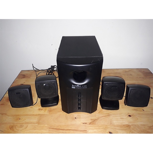 LOA VI TÍNH - LOA NGHE NHẠC SOUNDMAX A3000 ÂM THANH 4.1 – TẶNG KÈM DÂY AUDIO 3.5 LY