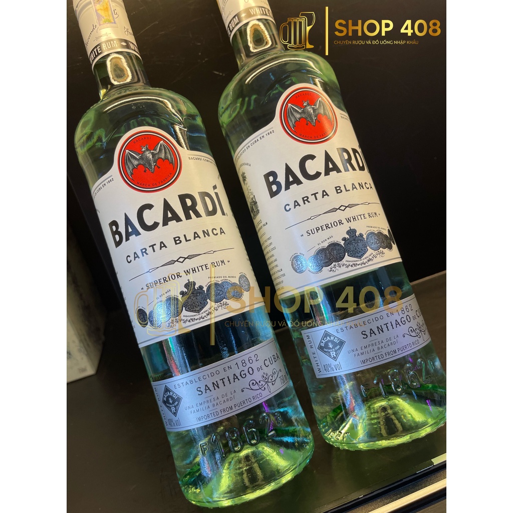 Rượu Bacardi White Rum  750ml