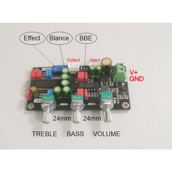 ANT-DIY (Được kiểm hàng) Mạch chỉnh âm sắc/ Preamp Effect New Mini V2.3