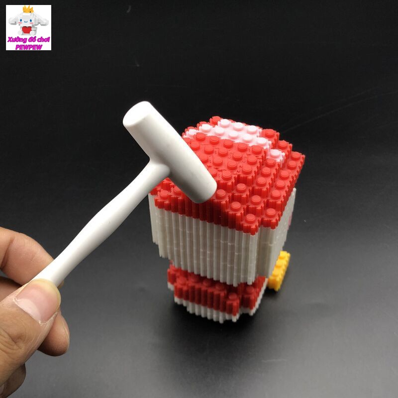 BÚA GÕ LEGO, KEO DÁN LEGO giúp các khối đồ chơi lắp ráp gắn chặt và khít vào nhau không có khe hở
