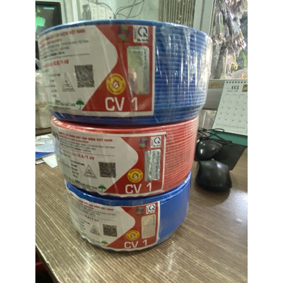 Dây Điện Đơn CaDiVi 1.0 MM - Dây Điện CaDiVi Đơn Chính Hãng