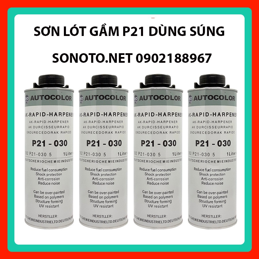 Sơn phủ gầm chống ồn, chống gỉ xe ô tô RIO AUTOCOLOR P21-030 màu đen
