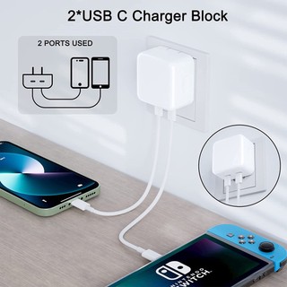 Củ Sạc Nhanh 35W PD Type C 2 Cổng (BH12th)