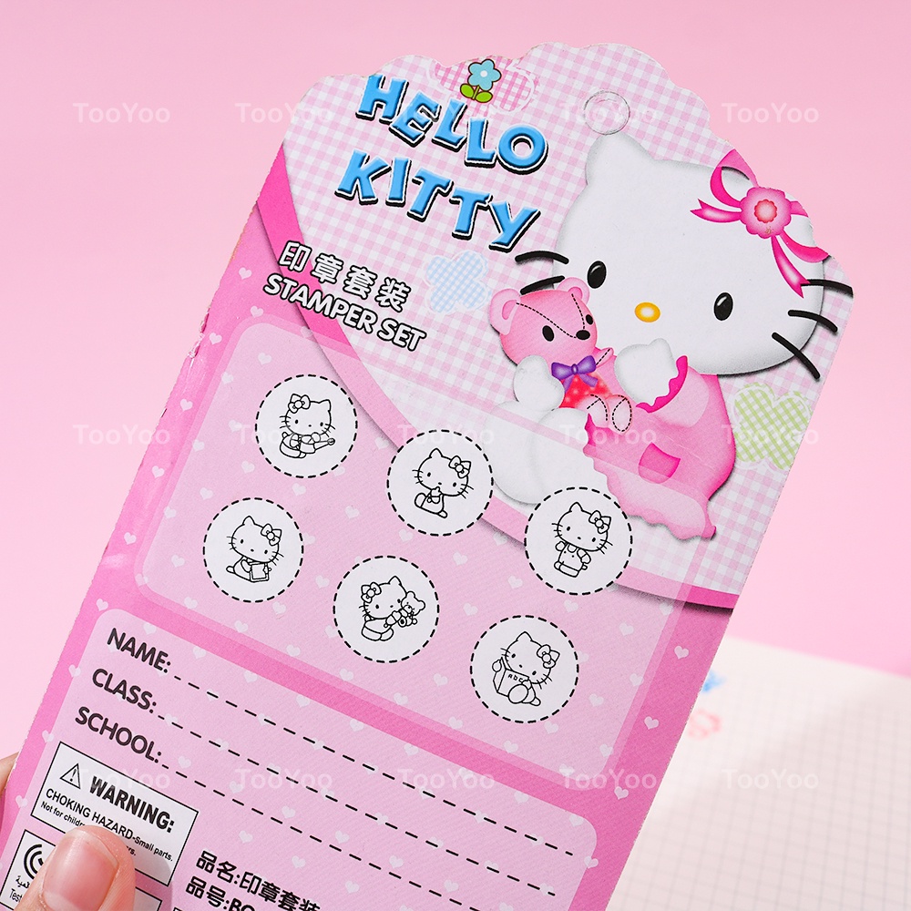 Set 6 con dấu Hello Kitty dễ thương cute TooYoo BK00286