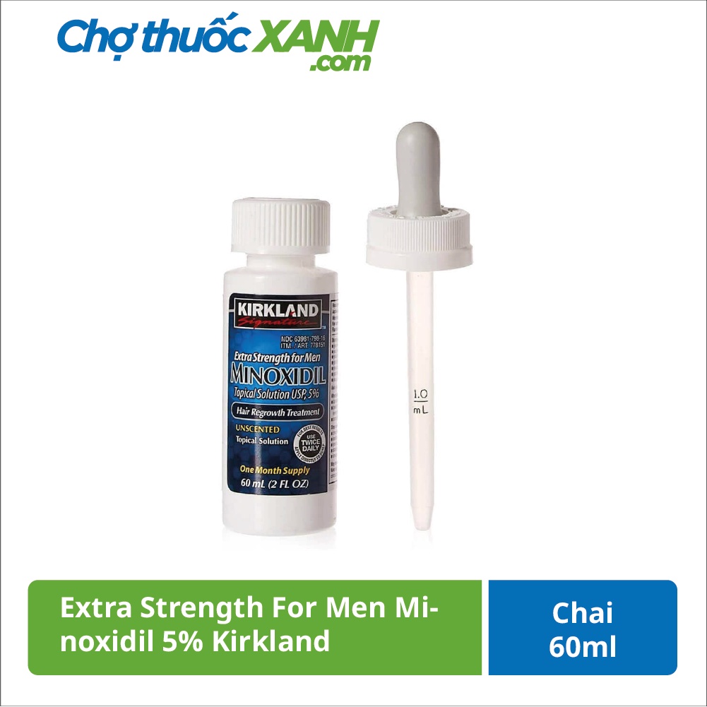 1 Lọ Thuốc Minoxidil chính hãng Us - hỗ trợ cải thiện mọc râu & tóc (60ml)