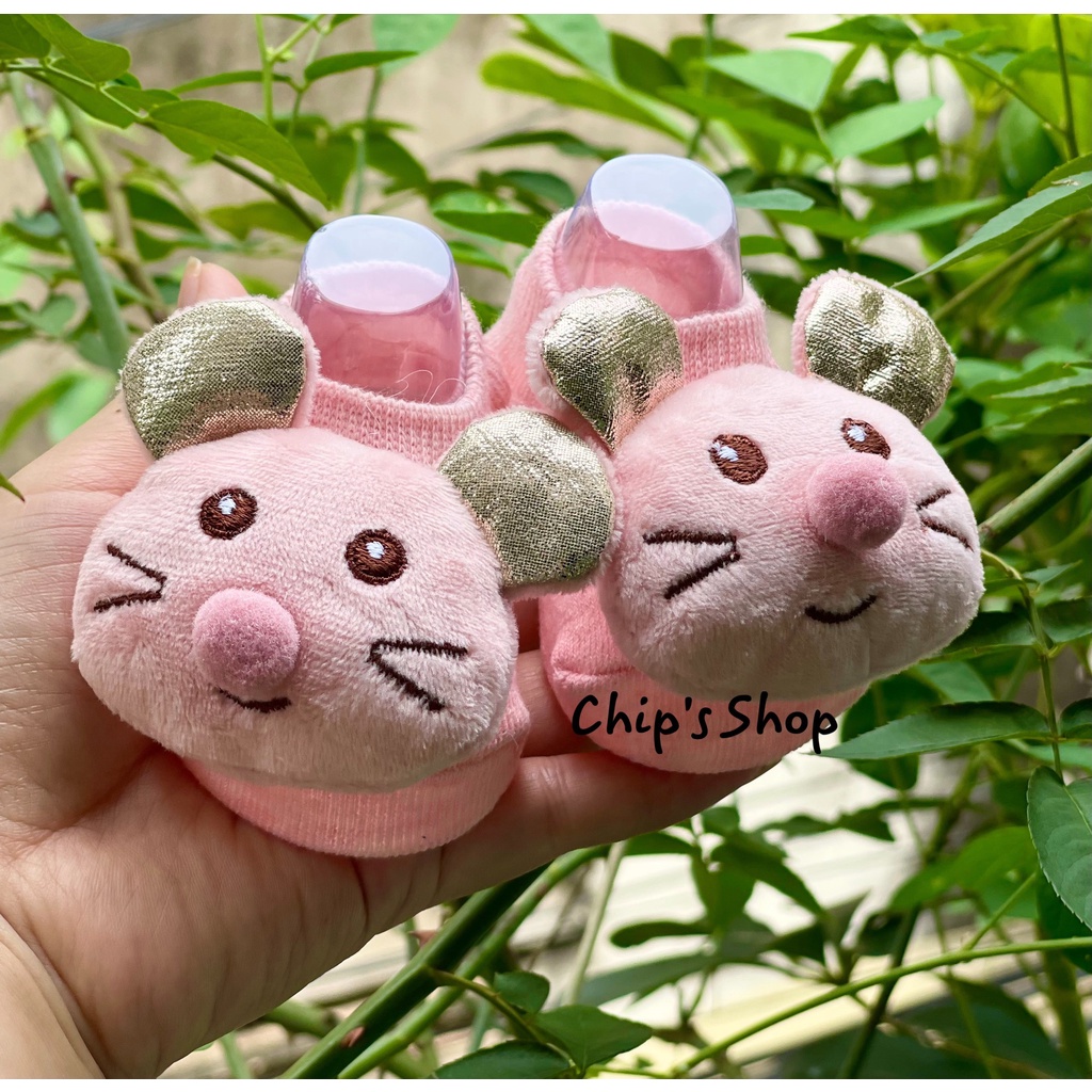 Vớ thú siêu dễ thương cho bé trai, bé gái, sơ sinh. Tất tập đi cho bé