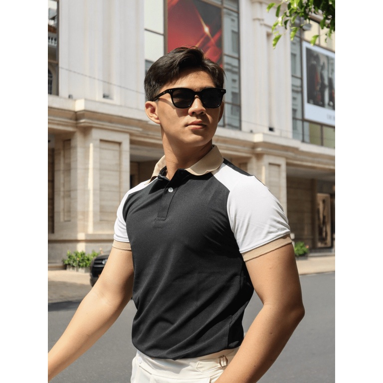 Áo Thun Nam Có Cổ Cao Cấp Vải Cotton Nhẹ Mát Co Giãn Tốt  3 Màu Thời Trang Mới NEW UNISEX