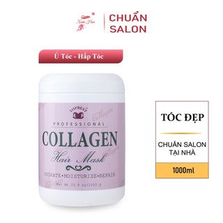 Kem ủ tóc - hấp tóc phục hồi tóc hư tổn topbest collagen 1000ml