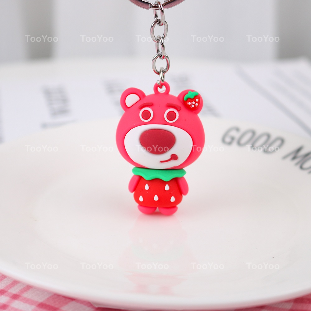 Móc khóa mini Gấu gâu Lotso nhiều mẫu dễ thương cute TooYoo BK00545