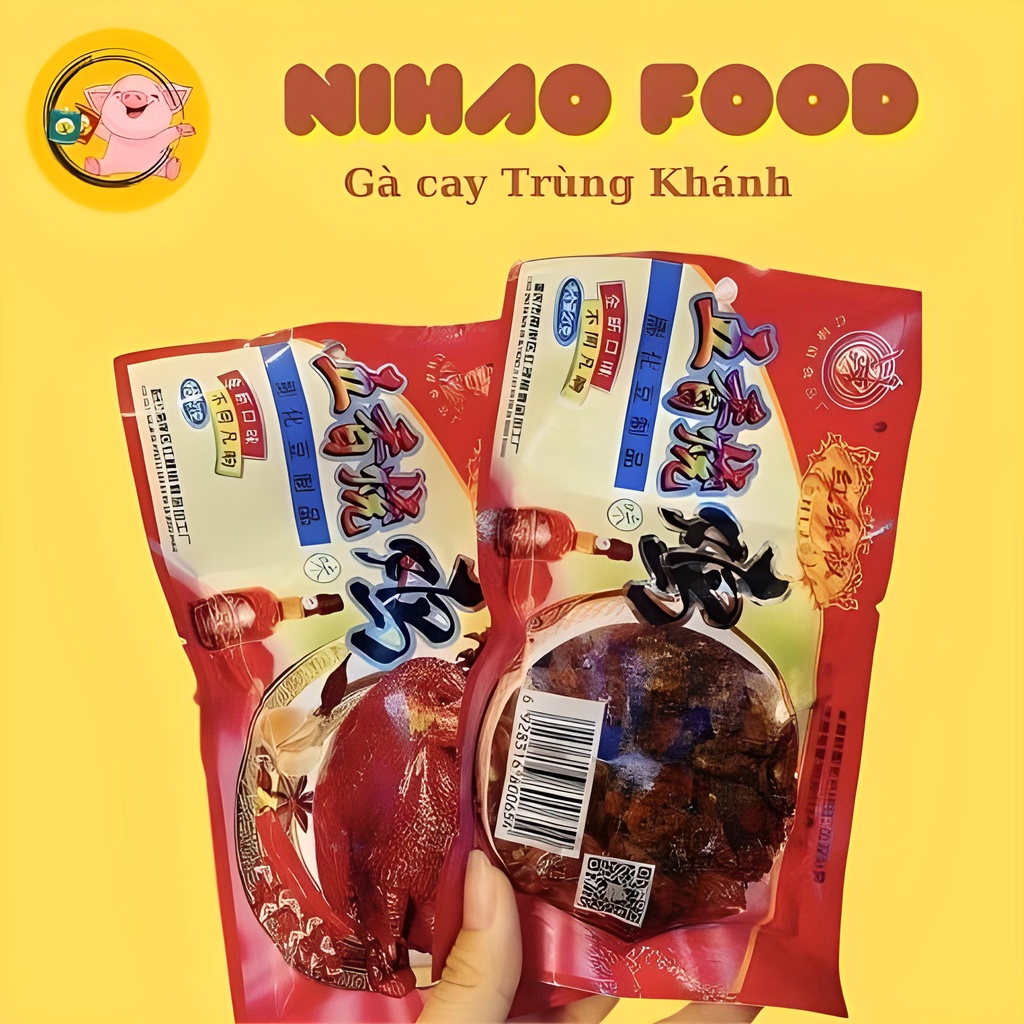 1 Bịch 60 gói gà cay thơm ngon NIHAO FOOD