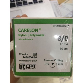 Chỉ phẫu thuật Nylon CPT (1/0, 2/0, 3/0, 4/0, 5/0, 6/0, 7/0, 8/0)