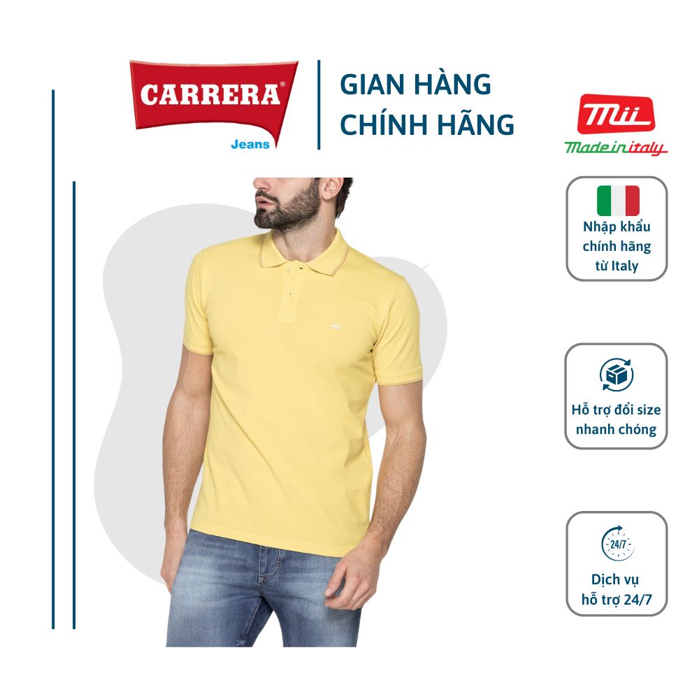 Áo Polo Nam Vải Cotton Hữu Cơ - CARRERA JEANS - NHẬP KHẨU CHÍNH HÃNG TỪ ITALIA 819A0075A_322