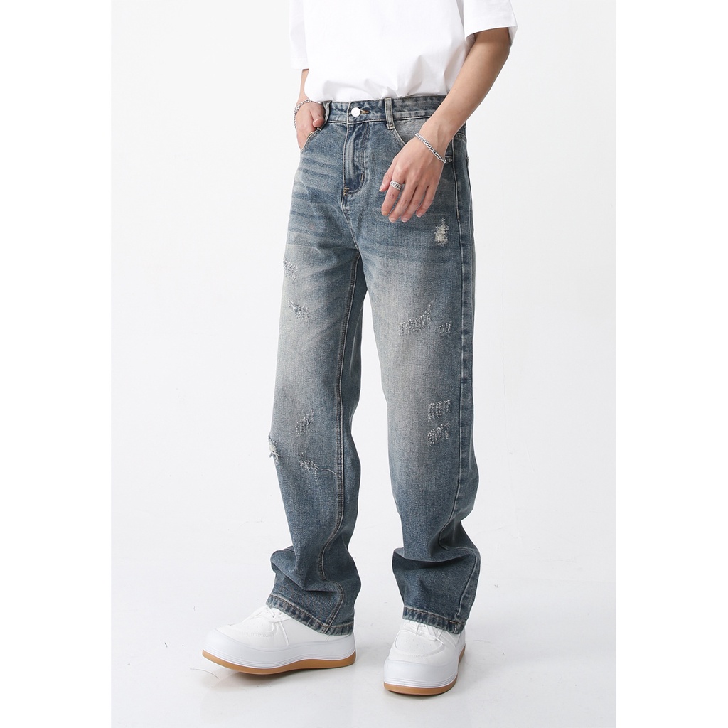 Quần Jean Suông Nam form đứng chất vải đẹp