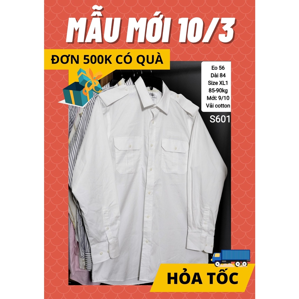 Sơ mi tay dài 2hand, sơ mi kaki, flannel, chicano [Gò Vấp/Hỏa tốc]