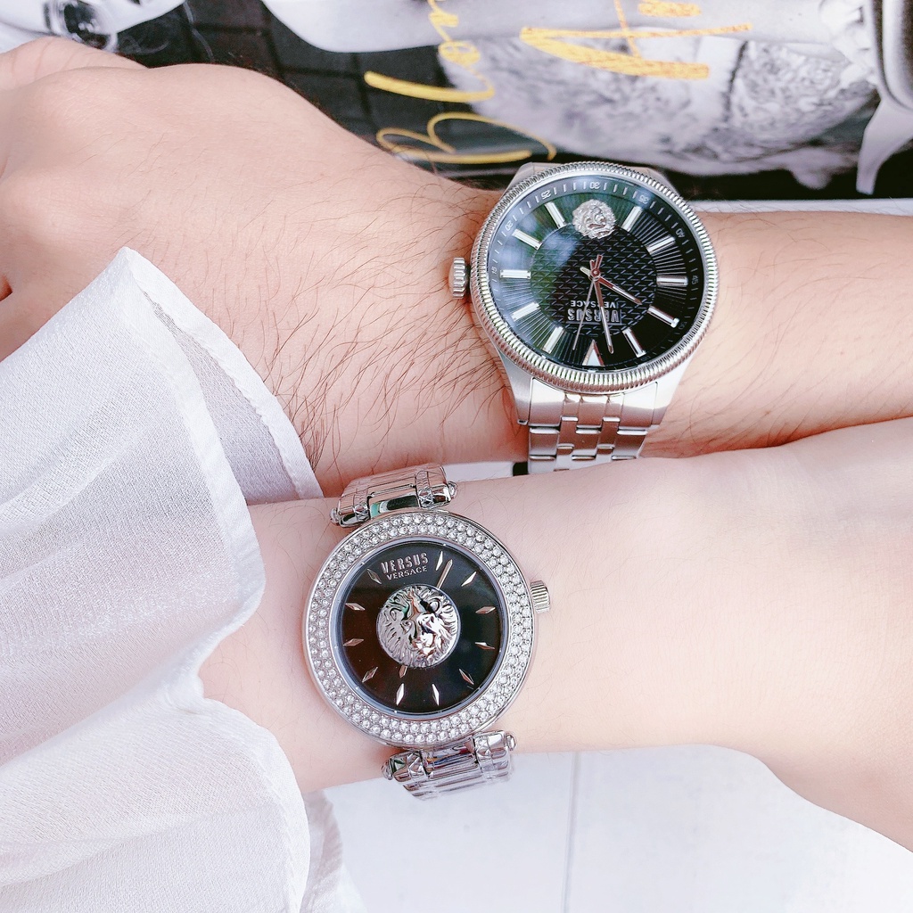 Đồng hồ đôi nam nữ dây thép Versus By Versace VSPHI5121 và VSP642218