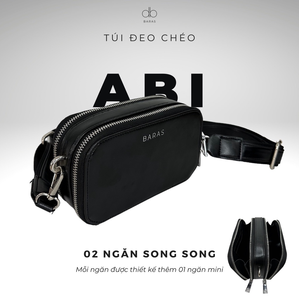 Túi đeo chéo da nam nữ - Abi Mini Bag - BARAS VIETNAM - Túi đeo chéo thời trang