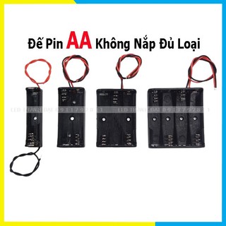 Đế pin aa không nắp 1pin, 2 pin, 3 pin, 4 pin - đế pin con thỏ to aa