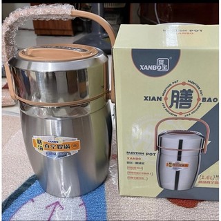 Cặp lồng giữ nhiệt inox cao cấp 304. dung tích 1,6L