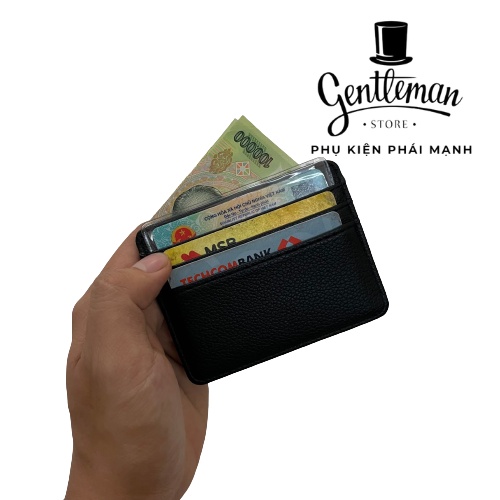 Ví Da Mini Đựng Thẻ ATM Card Visit 7 Ngăn Nhỏ Gọn Chất Liêu PU Leather