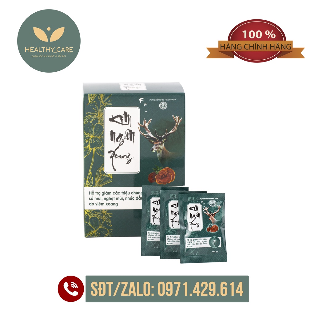 - Hỗ Trợ Giảm Các Biểu Hiện Sổ Mũi, Nghẹt Mũi, Nhức Đầu - Hộp 40 Gói
