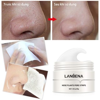 ⚡chính hãng giá thấp nhất⚡ miếng dán lột mụn mũi lanbena 30g chăm sóc da hiệu quả
