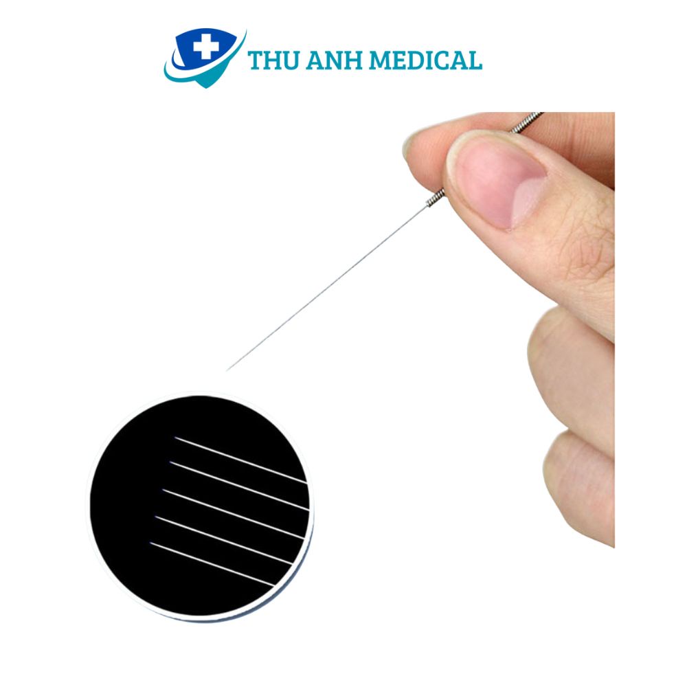 Kim châm cứu vô trùng Lạc Á dạng túi hộp 500 kim- Kim châm cứu siêu bén - Kim châm cứu đủ kích thước