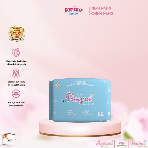 Khăn giấy ướt cao cấp Rayna