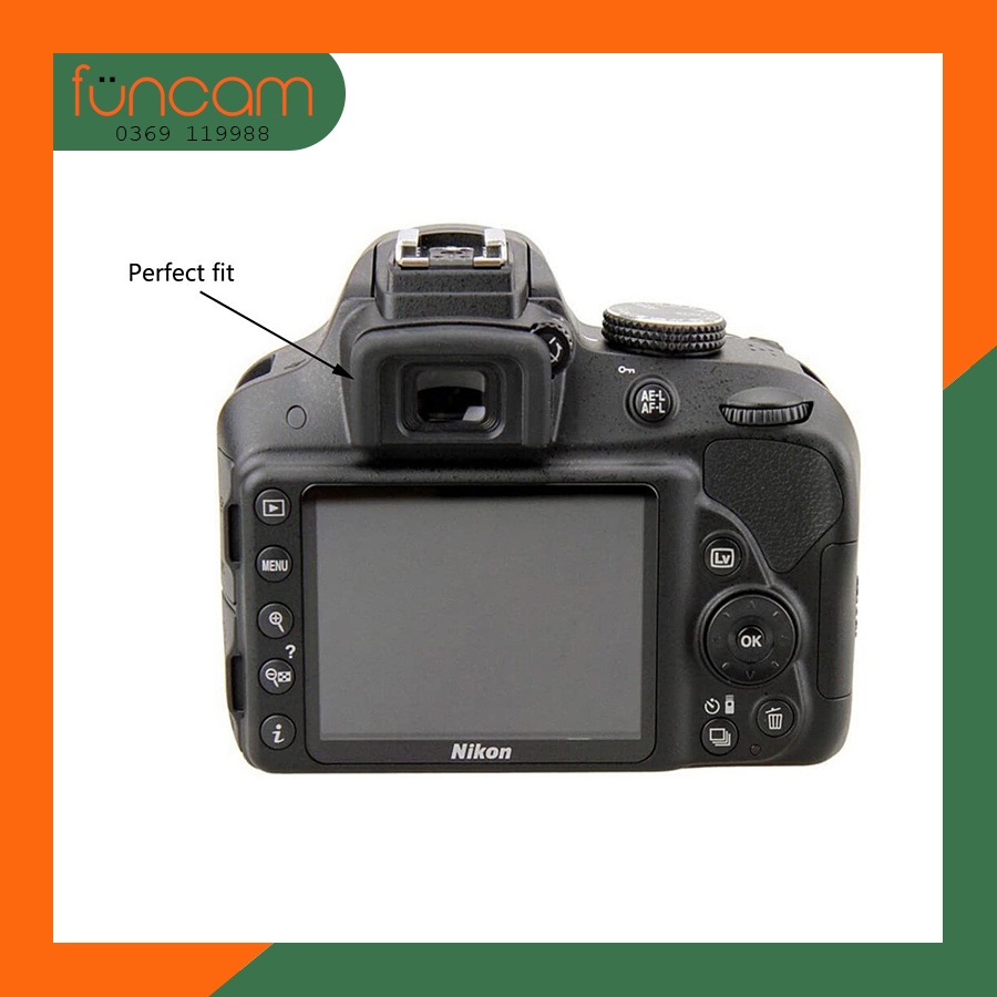 Mắt ngắm Eyecup DK-25 cho NIKON D3100, D3200, D3300, D3400, D5200, D5300, D5500, D5600
