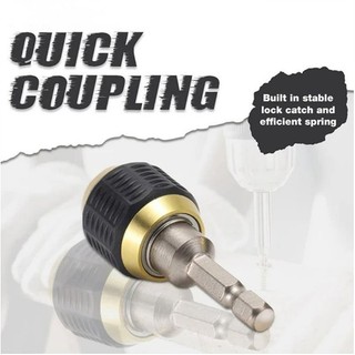 Đầu chuyển đổi đầu máy khoan, Giữ Mũi Khoan Nhả Nhanh Trục Lục Giác 1/4" 60mm - Đầu đổi mũi khoan hình lục giác có khớp