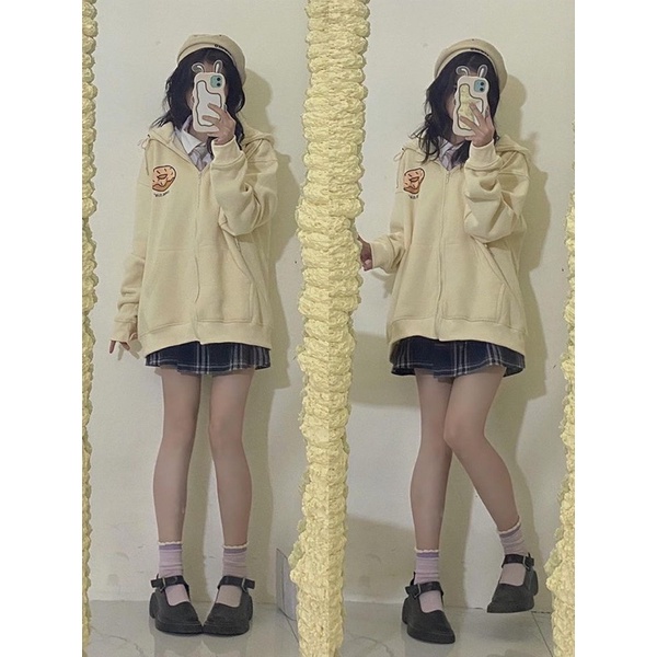 Áo Hoddie Zip Zombie Club, DONUT Tybo Unisex Chính Hãng