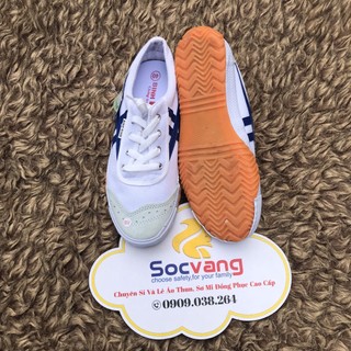 Giày thượng đình 2 sọc xanh bình minh