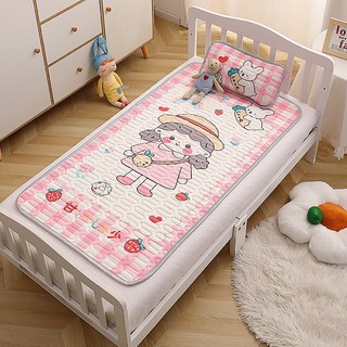 [Hàng Loại 1] Chiếu Lụa Điều Hoà Kèm Gối Cho Bé 60x120cm
