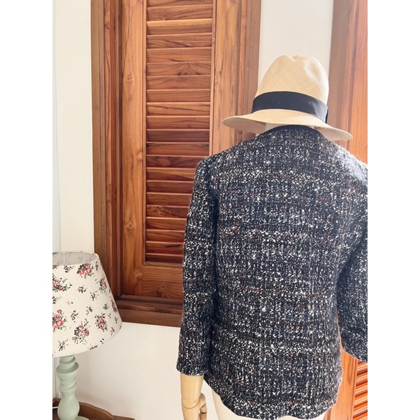 Áo khoác tweed Nhật vintage