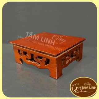 Đôn Gỗ - Đế Gỗ Hình Chữ Nhật Đặt Tượng Thờ nhiều size - tamlinhvanhoaphamphatgiao