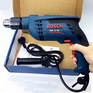 Máy khoan điện B0SCH gsb 13 re, khoan bê tông, khoan sắt, khoan gỗ, bắt vít, 13mm, khoan Boch, Bosh
