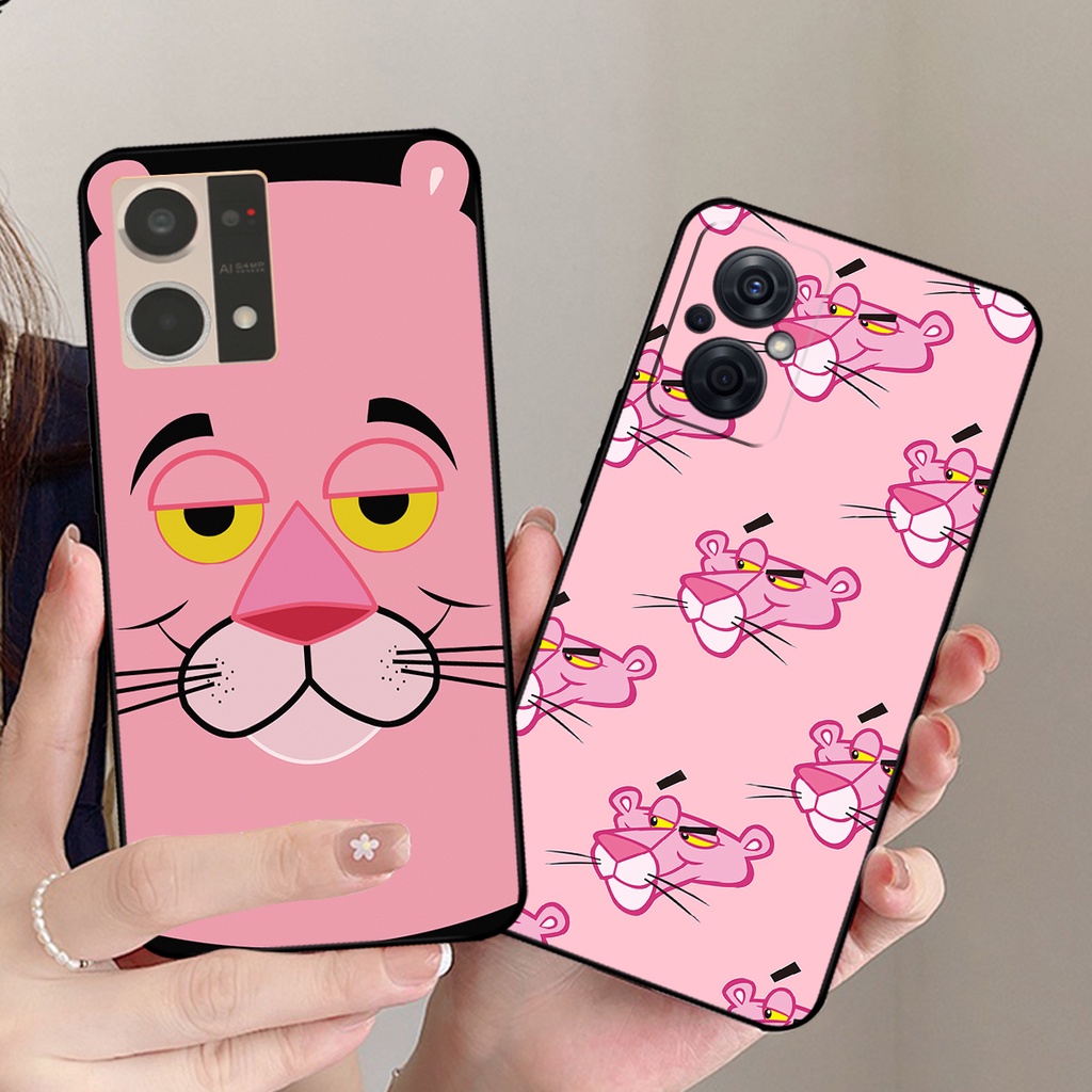 Ốp lưng Oppo Reno 7 4G / Reno 7 5G / Reno 7Z 5G in hình gấu dâu losto, pink panther đáng yêu,hot trend.