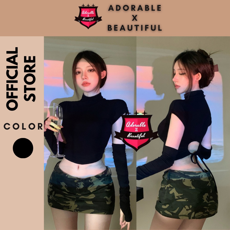 Chân Váy Camo Form Ngắn Y2K Trendy, Váy Mini Họa Tiết Rằn Ri Ulzzang Cá Tính [AdorablexBeautiful]