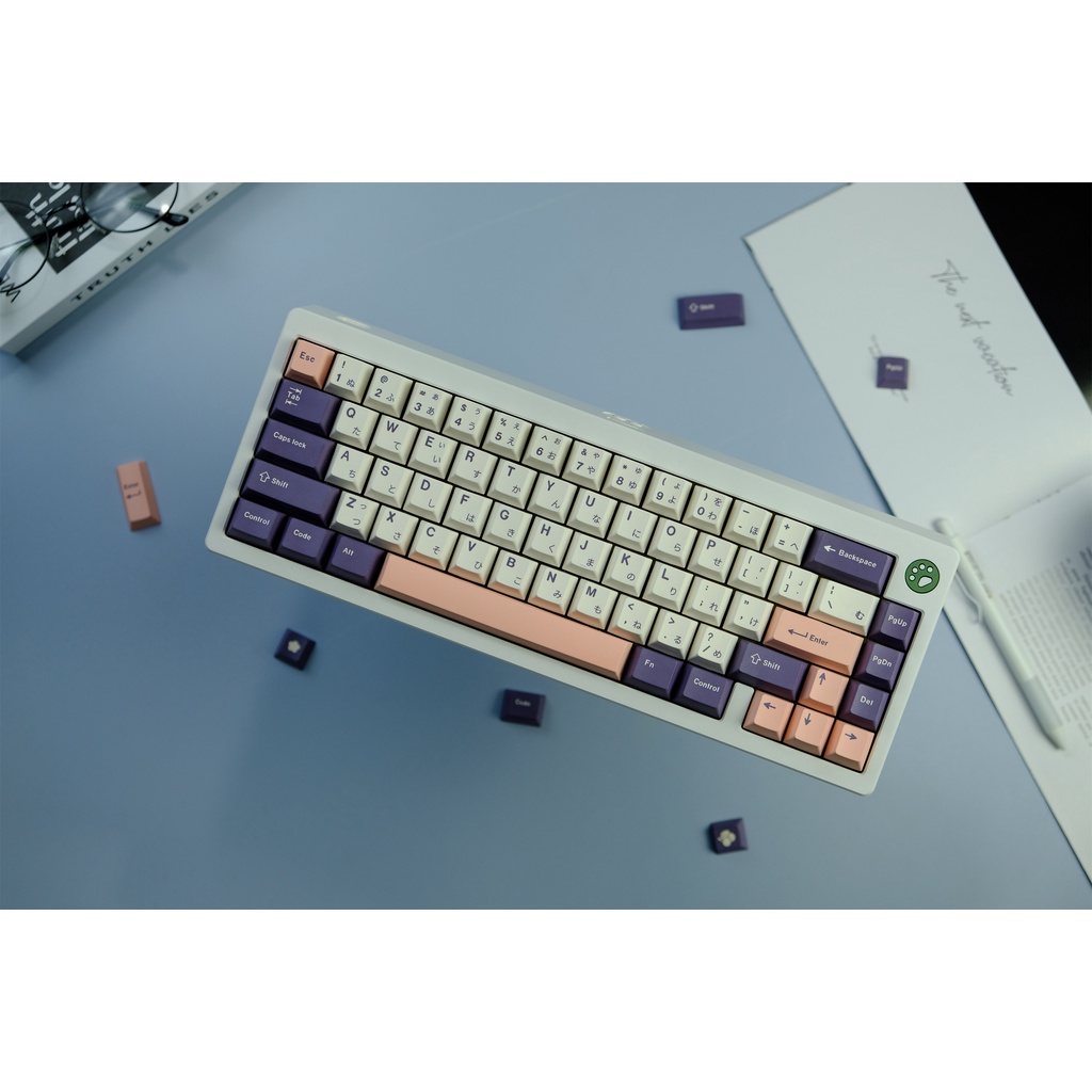 GMK Awesome Keycap, 129 Phím Keycaps PBT Cherry Profile DYE-SUB Cá Nhân Keycaps GMK Cho Bàn Phím Cơ