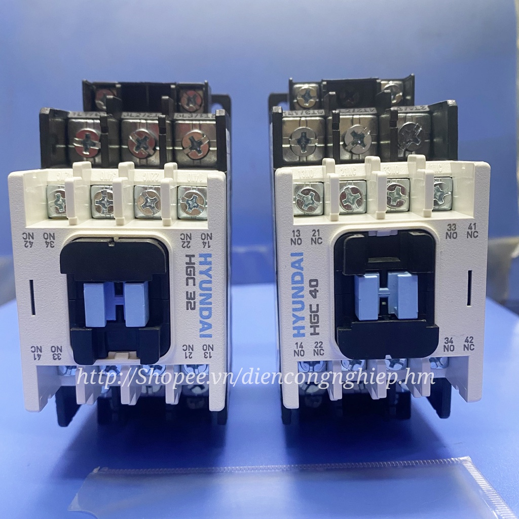Contactor Khởi động từ 3 Pha Hyundai 32A, 40A - Hàng Chính Hãng, Hyundai 3P HGC-32/HGC-40
