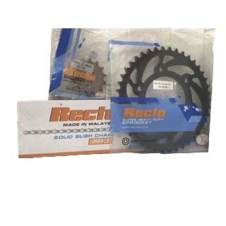 Nhông Sên Dĩa Recto Exciter 150, Winner, Raider Fi, Sonic (NHÔNG DĨA ĐEN SÊN MÀU VÀNG)