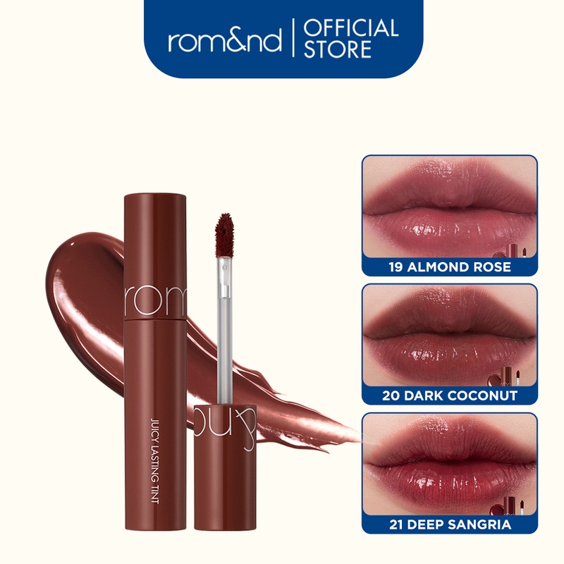 [Rom&nd] [Màu 18-21] Son Tint lì Hàn Quốc Romand Juicy Lasting Tint 5.5g