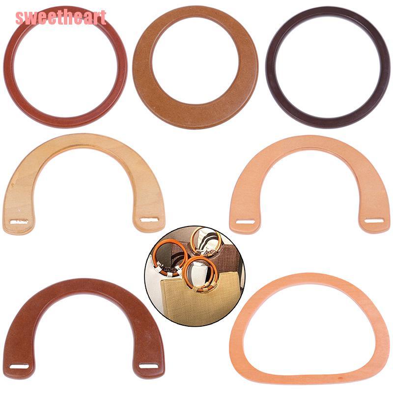 Tay Cầm Bằng Gỗ Cho Túi Xách Diy Tiện Dụng