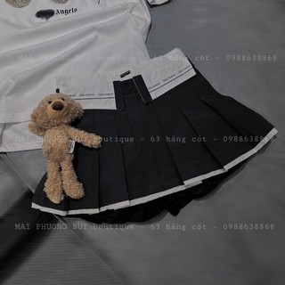 Chân váy xếp li demazon siêu hot (kèm gấu)