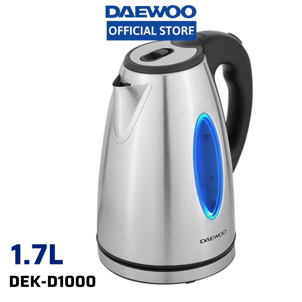 Ấm siêu tốc Daewoo 1.7L công suất 1800w DEK-D1000 bảo hành 12 tháng