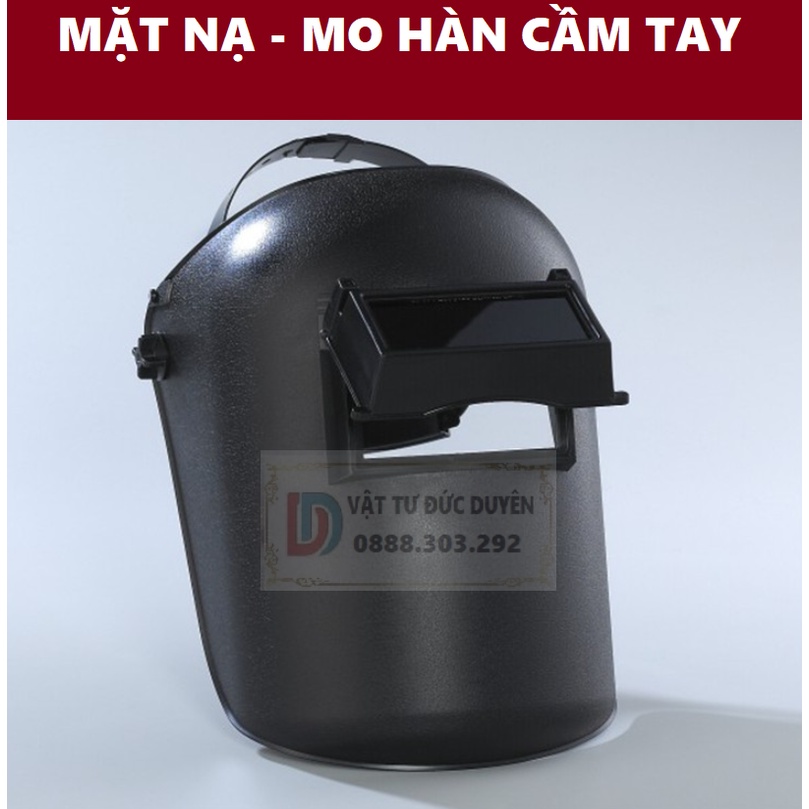 (TẶNG KÈM KÍNH) Mặt nạ hàn đội đầu có dây dây điều chỉnh cho vừa đầu chuyên dùng cho thợ hàn